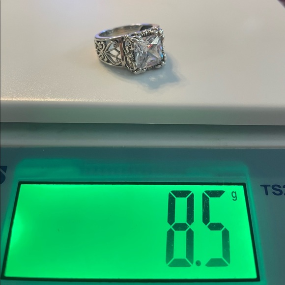 Silpada ‘Uptown’ Cubic Zirconia Sterling Ring R0981 - Picture 13 of 14